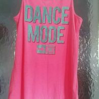 Top pink mit Aufdruck in Gr. 182 - here + there