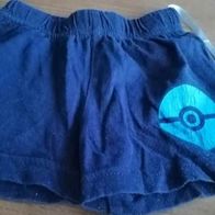 Blaue kurze Hosen - Shorts - Gr. 92 - Pokemon
