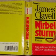 B KNAUR Taschenbuch VERLAG JAMES Clavell Wirbelsturm 1008 Seiten noch guterhalten Buc