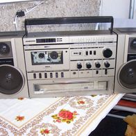 Plattenspieler-Radio-Kassettenrekorder-Kombination
