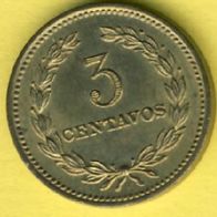 El Salvador 3 Centavos 1974