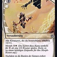 4x "Feld aus Leuchtfäden", Common aus "Blick in die Zukunft", ungespielt, Dt./Engl