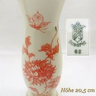 schöne alte Vase Blumenvase 20,5 cm * Schirnding Porzellan elfenbein