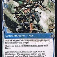 4x "Muskelfleischmyr", Common aus "Blick in die Zukunft", ungespielt, Dt./Engl