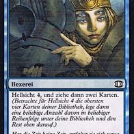 4x "Voraussehen", Common aus "Blick in die Zukunft", ungespielt, Deutsch