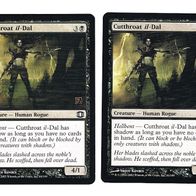 2x "Meuchlerin il-Dal", Common aus "Blick in die Zukunft", ungespielt, Englisch