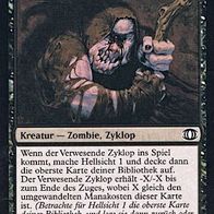 4x "Verwesender Zyklop", Common aus "Blick in die Zukunft", ungespielt, Dt./Engl