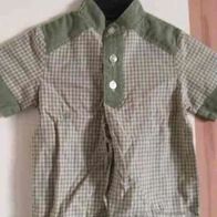 Grün kariertes Hemd - Gr. 98 - Vintage