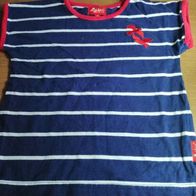 Blaues gestreiftes Shirt von Sigikid - Gr. 110