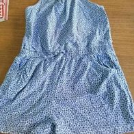 Jumpsuit blau gemustert - H&M - Gr. 110/116