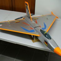 RC Deltaflugzeug SixPercent 950mm Spannw. 980mm Lang mit Schubpropeller Akku