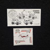 Ü - Ei Beipackzettel 1991 Starke Typen 624 349 + ZZ
