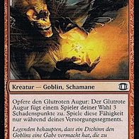 4x "Glutroter Augur", Common aus "Blick in die Zukunft", ungespielt,
