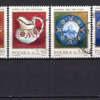 Polen 1981 Fayencen und Porzellan (I) MiNr. 2739 - 2744 gestempelt