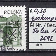 Polen 1980 Freimarke: 800 Jahre Schule Malachowianka, Plock MiNr. 2692 gestempelt -3