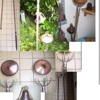 2x Aristo Kupfer Gartenfackel Fackel Ölfackel Feuerfackel Garten+2 Beipack
