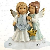 Goebel Nina und Marco "Sternenzauber" Jahresengel 2009 Limited Edition NEU & OVP