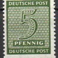 SBZ 1945, Mi.-Nr.: 128Yw, ( * ) Falz (2)