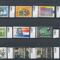 Niederlande Mi. Nr. 1242 bis 1275 (12 Werte) o <