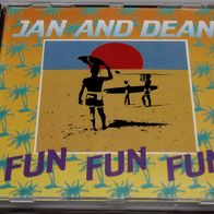 Jan & Dean - Fun Fun Fun - 1987 Vocal Surf Oldies m/m- CD