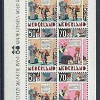 Niederlande Mi. Nr. Block 27 (1259 + 1262) "Voor het Kind" 1984 o <