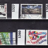 Niederlande Mi. Nr. 1280 + 1327 + 1356 + 1357 + 1360 + 1368 o <