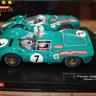 Carrera 1:24 Exclusicv 20208 Ferrari 330 P3 Kyalami 1967 Nr 7 grün OVP