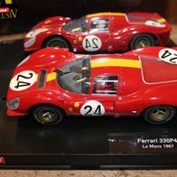 Carrera 1:24 Exclusicv 20206 Ferrari 330 P4 Le Mans 1967 rot gelb Nr 24 OVP