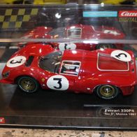 Carrera 1:24 Digital 124 Ferrari 330 P4 Monza 1967 rot Nr 3 OVP