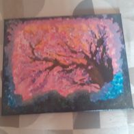 Selbstgemalte Acrylbilder auf Leinwand ( 4 Verschiedene )