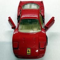Ferrari F40 rot, NO. 8676, Modellauto Welly