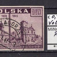 Polen 1945 Warschau klagt an MiNr. 419 Vollstempel -1