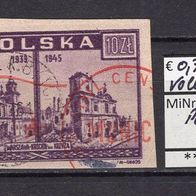 Polen 1945 Warschau klagt an MiNr. 419 Vollstempel -3
