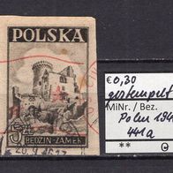 Polen 1946 Freimarken: Baudenkmäler MiNr- 441 a gestempelt