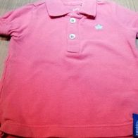 Poloshirt korallenrot - Gr. 62 - noppies baby
