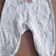 Strampler braun gestreift mit Aufdruck - Gr. 68