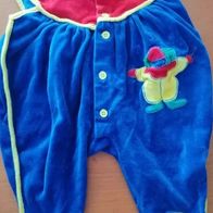 Bunter Strampler mit Aufdruck - Gr. 68 - Baby Club - Vintage