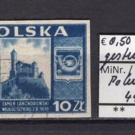 Polen 1946 Freimarken: Baudenkmäler MiNr- 443 gestempelt -2