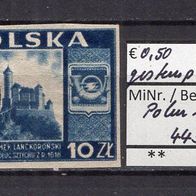 Polen 1946 Freimarken: Baudenkmäler MiNr- 443 gestempelt -5