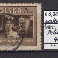 Polen 1947 Freimarken: Polnische Kultur MiNr. 466 A gestempelt
