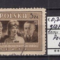 Polen 1947 Freimarken: Polnische Kultur MiNr. 466 A gestempelt -1