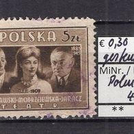 Polen 1947 Freimarken: Polnische Kultur MiNr. 466 A gestempelt -3