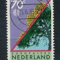 Niederlande Mi. Nr. 1293 Europamarken CEPT 1986: Natur-und Omweltschutz o <