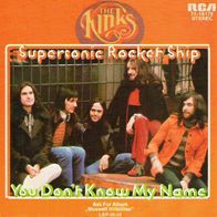 Kinks - Supersonic Rocket Ship - 7" - RCA 74 - 16178 (D) 1972