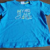 Blaues Shirt von s. Oliver - Gr. 68