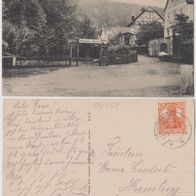 Saalhausen-Potschappel AK 1918 Gasthaus von Oswald Strauß Erh.1