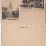 Schwaan-Mecklenburg AK 1905 Mühlenstraße, Markt, Rathaus Erh.1