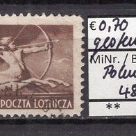 Polen 1948 Freimarken: Zentaur MiNr. 481 gestempelt -1