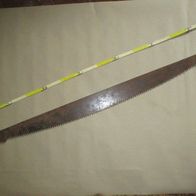 alte 2-Mann Zugsäge, Baumsäge, Trummsäge