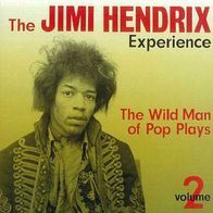 Jimi Hendrix - The Wild Man Of Pop Plays Vol.2 -12" LP (Blue Wax) - Pyramid (IT) 1988
